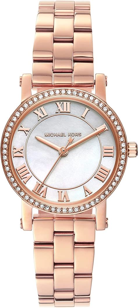 michael michael kors women's norie bracelet watch rose gold|michael kors rose gold watch.